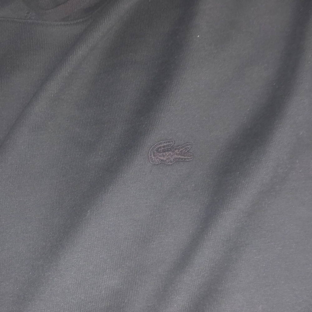 Lacoste Limited Edition All Black Cotton Hoodie